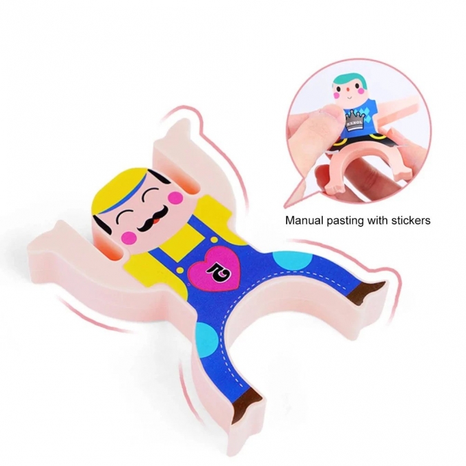 Конструктор игра за баланс, Трупа акробати, 16 части /Li/