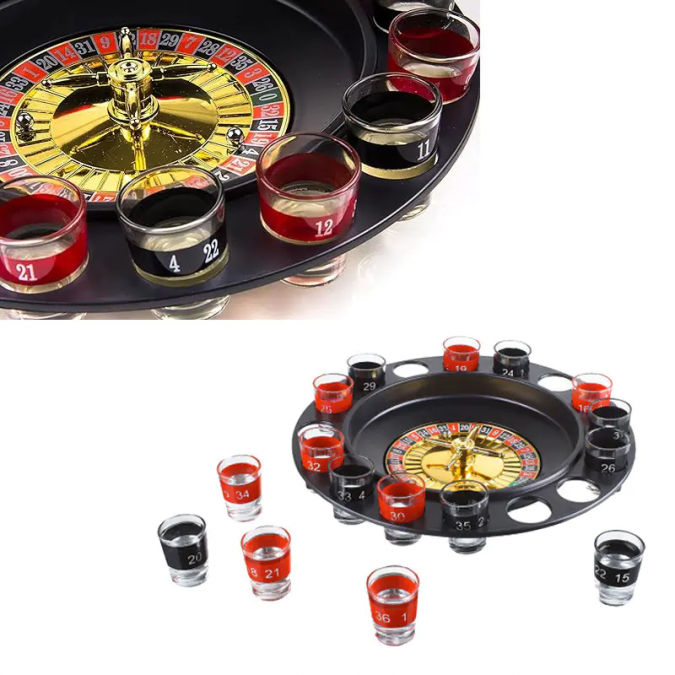 Парти игра рулетка с чашки /16 шота/ /Km/