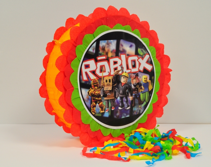 Пинята Роблокс / Roblox, две лица 40х40 см