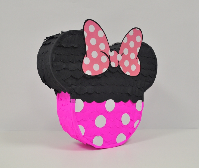 Пинята Мини Маус фигура 45х38 см, две лица