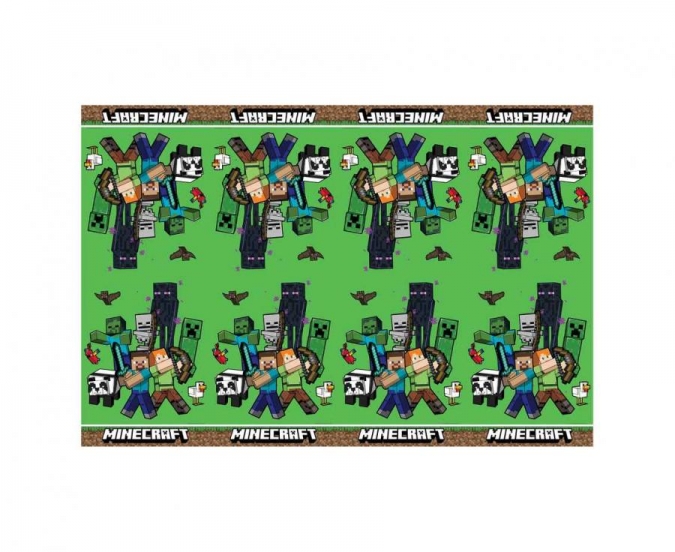 Парти покривка Майнкрафт, 120х180 см /Gd/