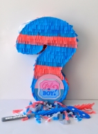 Пинята за разкриване пола на бебето, височина 50 см,