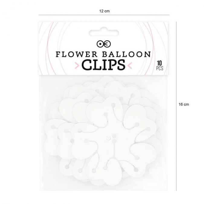 Клипс за цветя от балони, 10 бр. в опаковка /Pp/