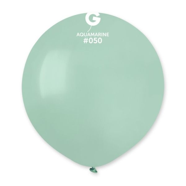 Балон цвят Аквамарин пастел, 48 см диаметър, Gemar G150/050 /Uk/