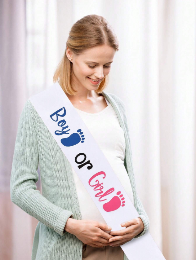 Лента за разкриване пола на бебето Girl or Boy /Ch/