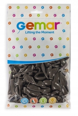 Балон цвят кафяв,  диаметър 30 см, 100 бр. в пакет, Gemar G110 #048 /Uk/