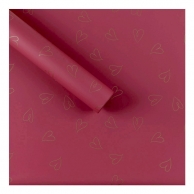 Опаковъчна хартия цвят бордо, 