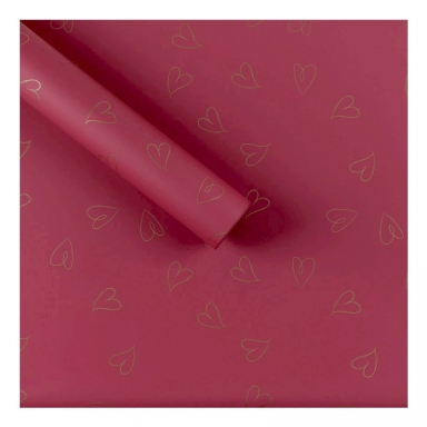 Опаковъчна хартия цвят бордо, 