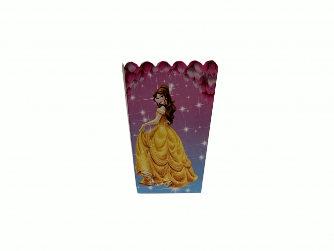 Кутийки за пуканки или сладки Принцеси - 5 бр. в пакет /Mr/