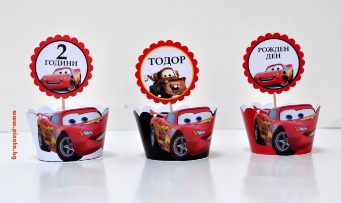 Подложка за мъфини Маккуин Колите, 6 бр. в опаковка