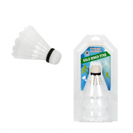 Комплект 3 бр. бели перца за бадминтон/федербал/ /Km/