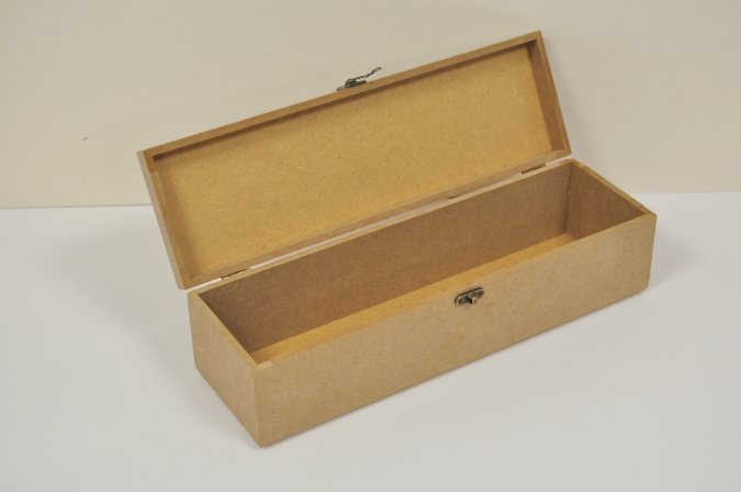 Кутия МДФ за вино, 37х11х10см /Sa/