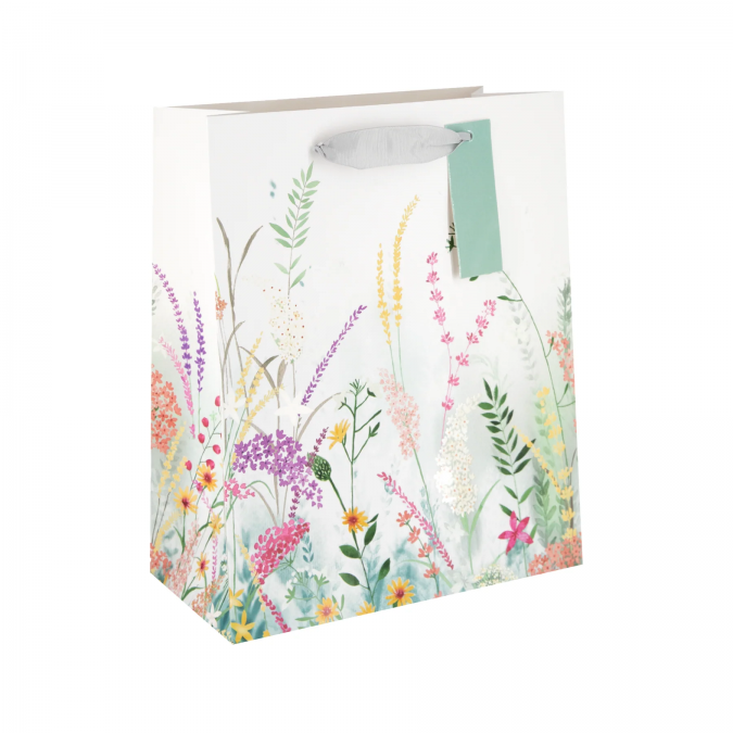 Луксозни подаръчни торбички, Горски цветя, 42х32см /Pp/