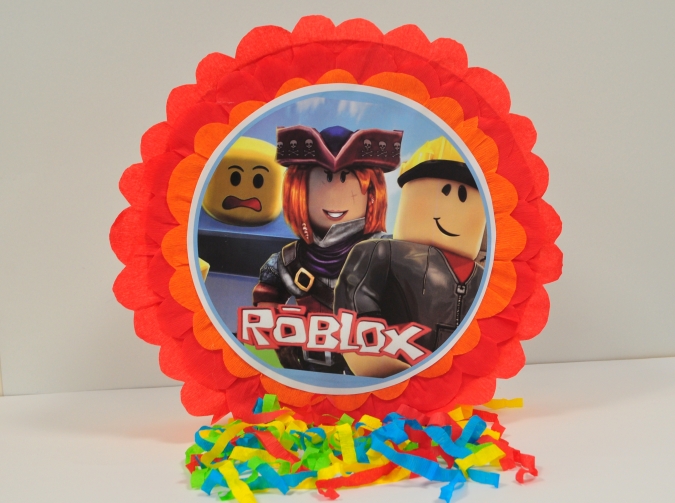 Пинята Роблокс / Roblox, две лица 40х40 см