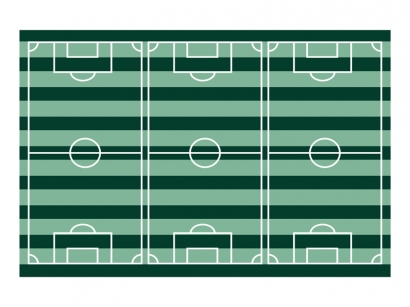 Парти покривка Футбол, игрище 120х180 см /Pd/