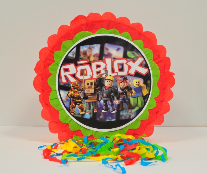 Пинята Роблокс / Roblox, две лица 40х40 см