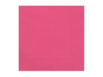 Парти салфетки 33х33 см, розови циклама /Pd/