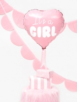Фолиев балон Бебе момиче сърце 45см / It's a Girl  /Pd/