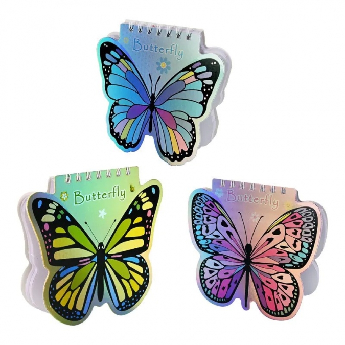 Бележник "Пеперуда" /холограмен/ /Km/