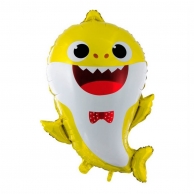 Фолиев балон Бейби Шарк жълт, 55 см височина /Gx/
