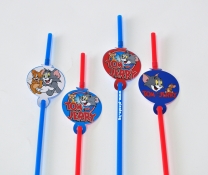 Парти сламки с облър Том и Джери, 10 бр. в пакет