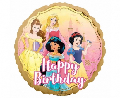Фолиев балон Дисни Принцеси, 43 см /Gd/