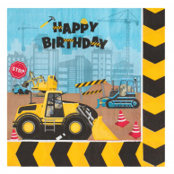 Салфетки Строителни машини, 20 бр в пакет /Mb/