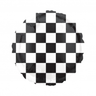 Фолиев балон Racing Team / Спортни коли, кариран флаг, 40 см /Gx/
