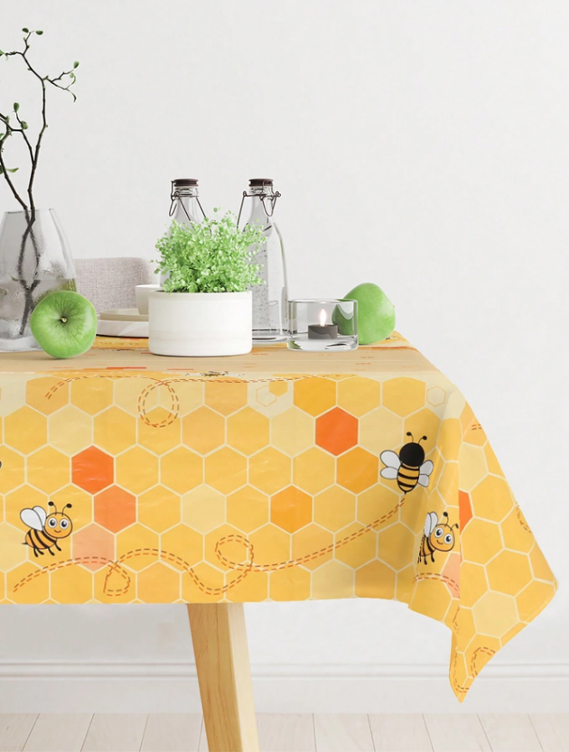 Парти покривка Пчели, 130х220 см /Ch/