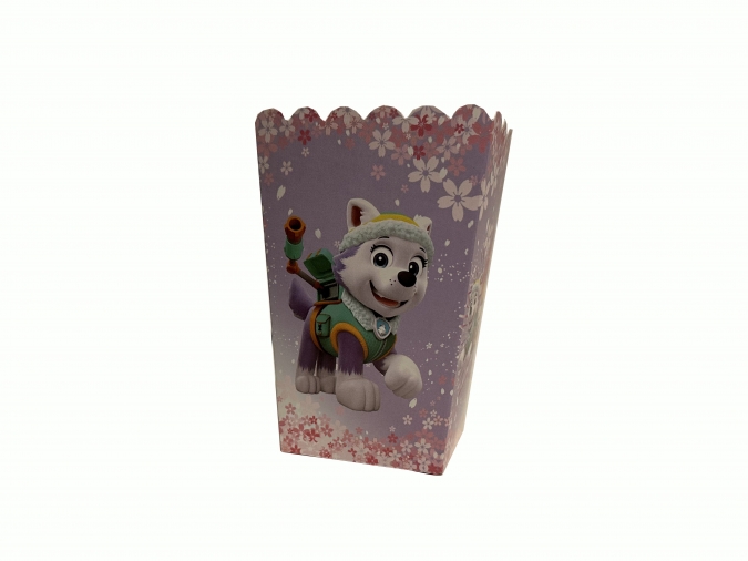 Кутийки за пуканки или сладки Скай и Еверест Пес Патрул - 5 бр. в пакет /Mr/