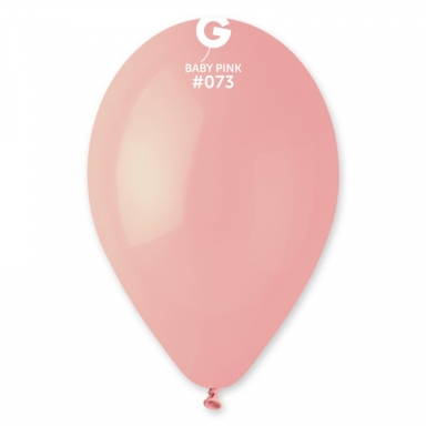 Балон бебешко розов, диаметър 26 см, 10 бр. в пакет Gemar G90 #073 /Uk/