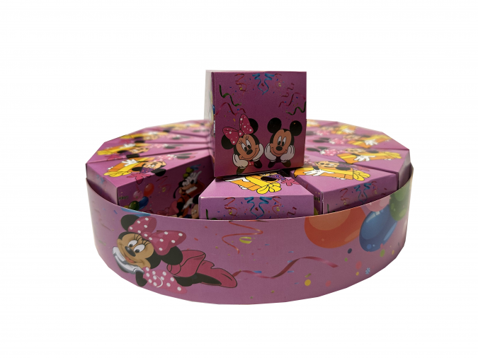 Комплект 13 парчета /заготовки за хартиена торта Мини Маус, с вкл. ринг за декорация /Mr/