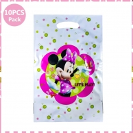 Подаръчни торбички за сладки, Мини Маус, 17х25см, 10 бр. в опаковка /Pe/