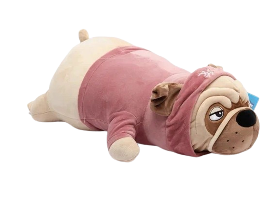 Плюшена играчка Куче Мопс с качулка /Li/