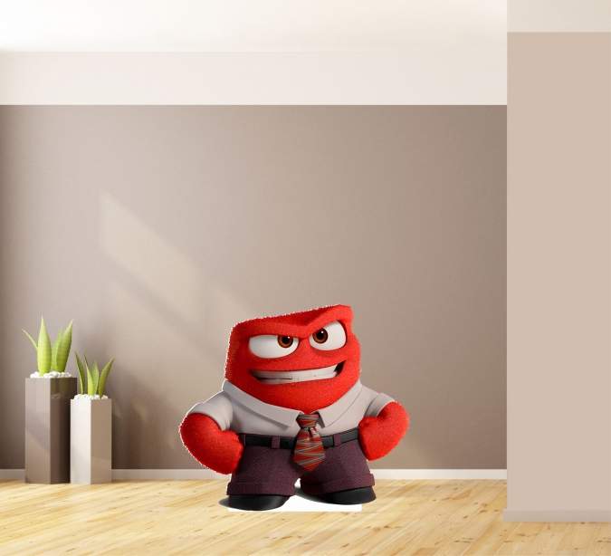 Фигурка за декорация Гняв/Отвътре навън, свободно стояща, 40 см pvc