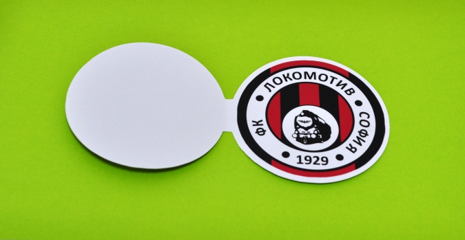 Покана за рожден ден Футбол, двустранна отваряема, 6 бр. пакет