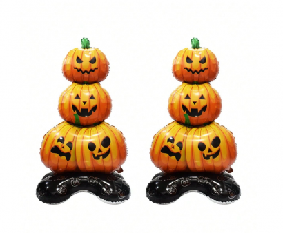 Фолиев гигантски стоящ балон Хелоуин, Тикви 109см /Ch/