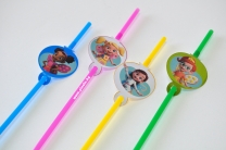 Парти сламки с облър Кафенето на Масленка, 10 бр. в пакет