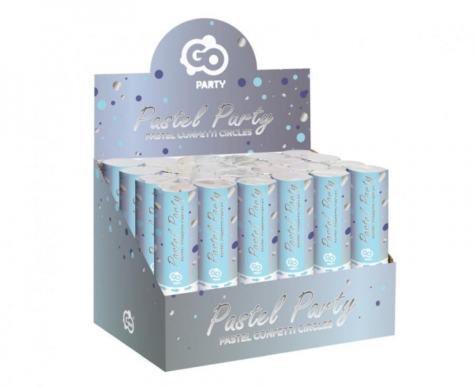 Парти Конфети цвят син, тъмно син и сребро, дължина 15 см /Gd/