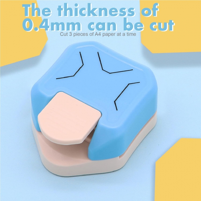 Пънч/перфоратор 3в1 за етикети със скосени ъгли /Sa/