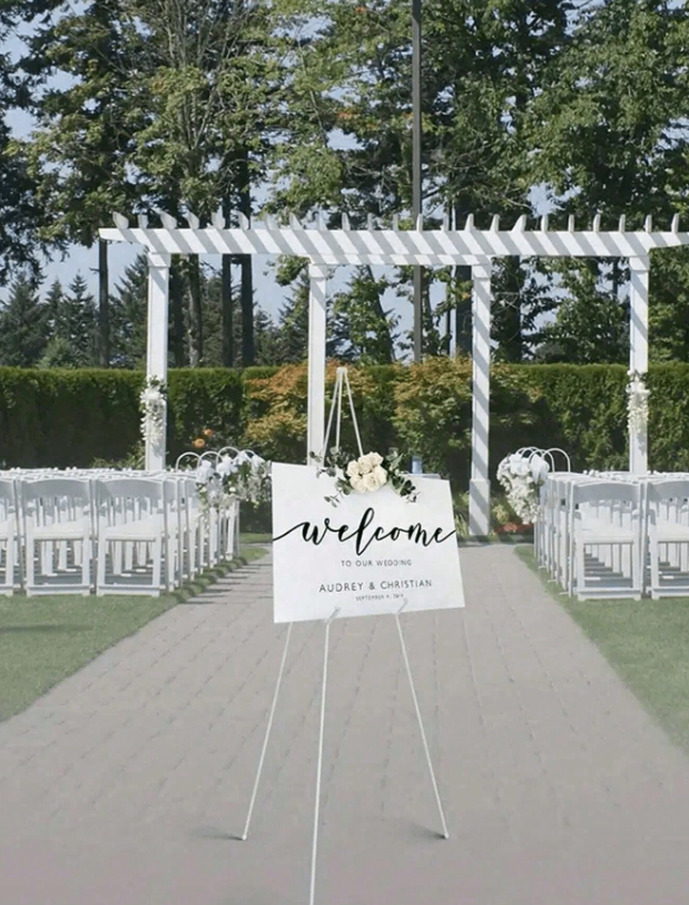 Статив със сгъваеми крака, 160см височина, цвят бял /Ch/