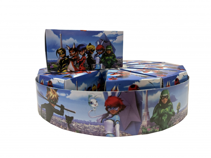 Комплект 13 парчета /заготовки за хартиена торта Калинката и Котарака, с вкл. ринг за декорация /Mr/